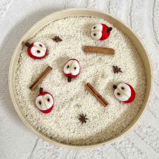 Half Apples - Set of 5