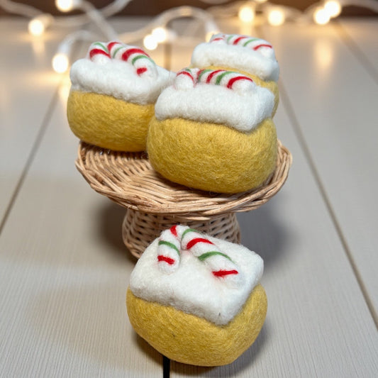 Felt Candy Cane Cake