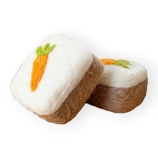 Felt Carrot Cake