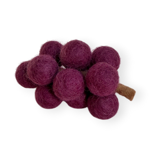 Felt Red Grapes