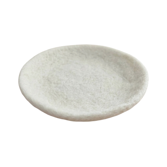 Felt White Plate