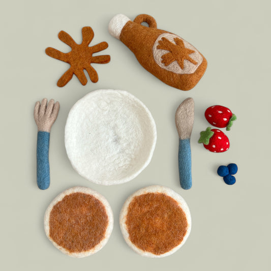 Felt Pancakes - Set of 10
