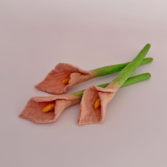Felt Calla Lilies