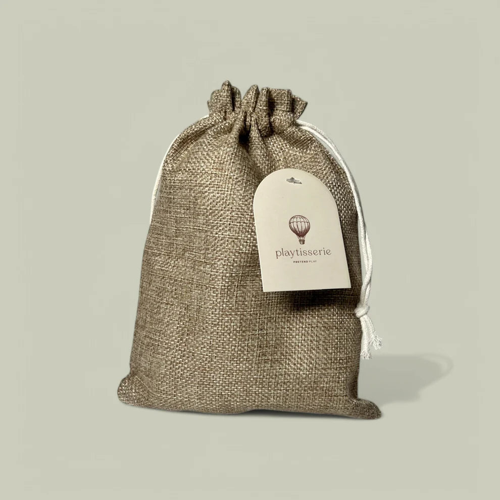 Felt Carrots in Hessian Sack - Set of 5