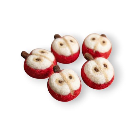 Mini Half Apples - Set of 5
