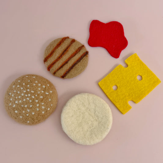 Felt Cheeseburger - Set of 5