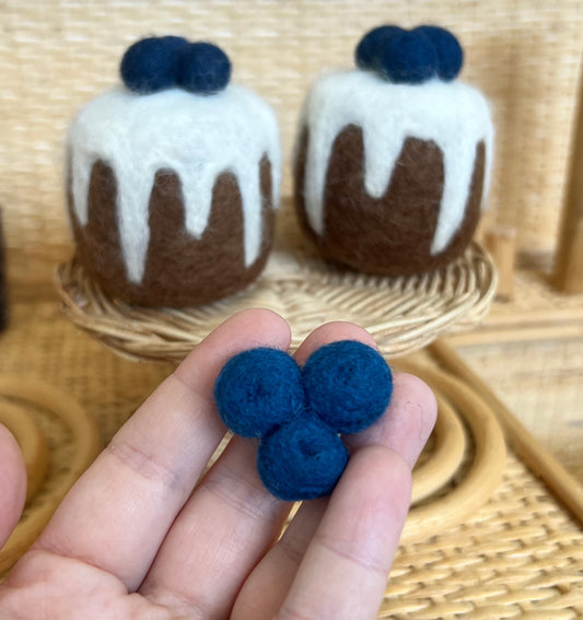 Felt Blueberry Cluster