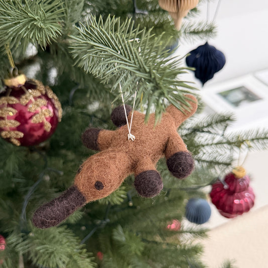 Felt Platypus Ornament