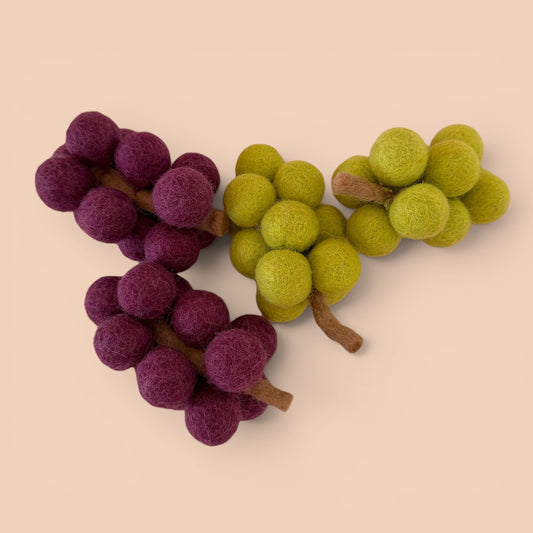 Felt Red Grapes
