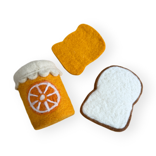 Felt Marmalade & Spread on Toast - Set of 3