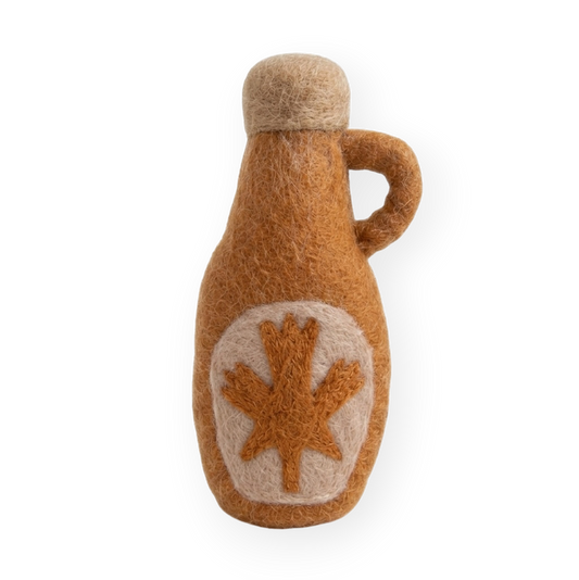 Felt Maple Syrup Bottle