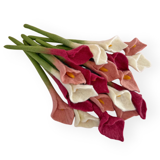 Felt Calla Lilies