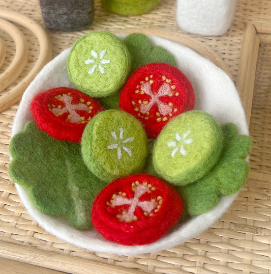Felt Salad & Dressing Pack - Set of 13