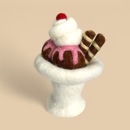 Felt Ice-Cream Sundae Trio - Set of 3