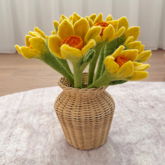Rattan Vase