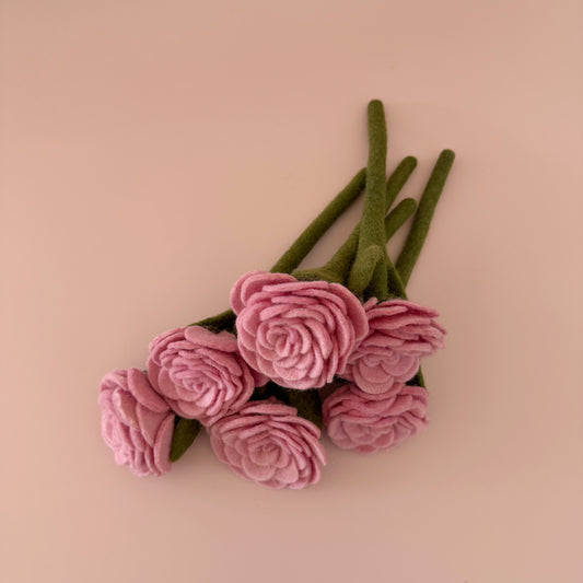 Felt Roses
