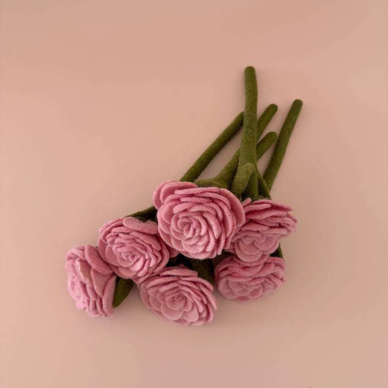 Felt Roses