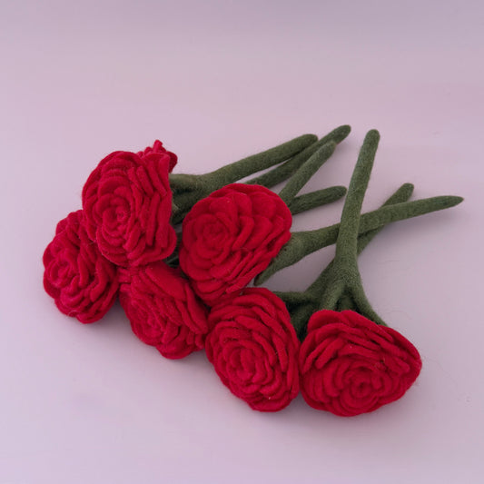 Felt Roses