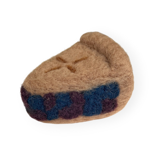 Felt Blueberry Pie